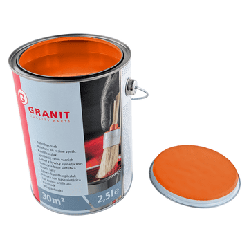 Upozorenje na narančastu boju RAL 2009 WILCKENS GRANIT 2,5 l