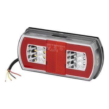 Northix Stražnje svjetlo 5 funkcija 225 x 105 mm 43LED lijevo