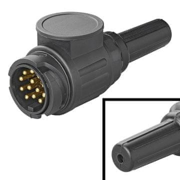 Northix 13-pinski PVC utikač tipa Jaeger s ušnom rupom s 1 rupom