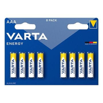 Northix Varta Energy alkalne baterije AAA, 8 komada u višepakiranju