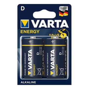 Northix Varta Energy alkalne baterije D, 2 komada u blisteru