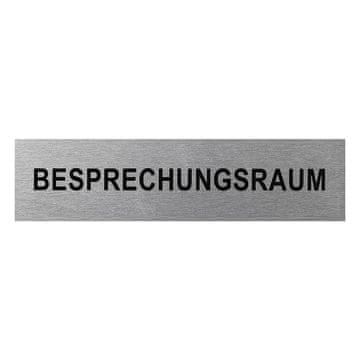 Northix Aluminijski znak za vrata "Soba za sastanke" 160x40mm