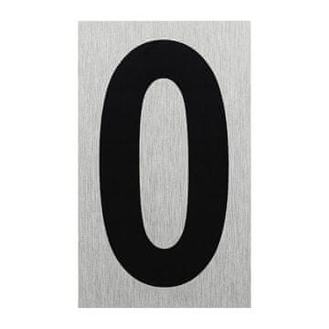 Northix Aluminijski znak za vrata "0" 100x60mm