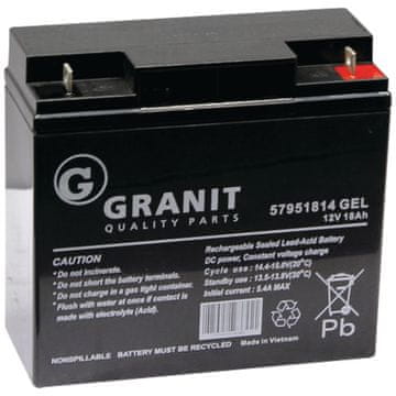 Gel baterija 12V 18Ah za MTD Granit kosilice 1117-2013-01