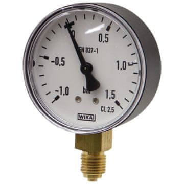 Vakuumski manometar fi 63 - 1 →+1,5 bara 1/4" suho dno od mesinga