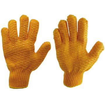 Pletene rukavice žute najlon/poliester 52470033-10