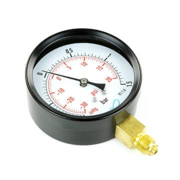 Vakuumski manometar fi 80 - 1 → + 1,5 bara 1/4" donji suhi