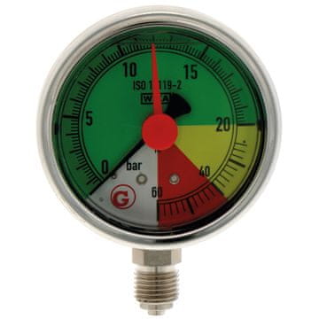 WIKA Glicerinski manometar 0-60 BAR fi 63 mm navoj 1/4" ISO 16119-2
