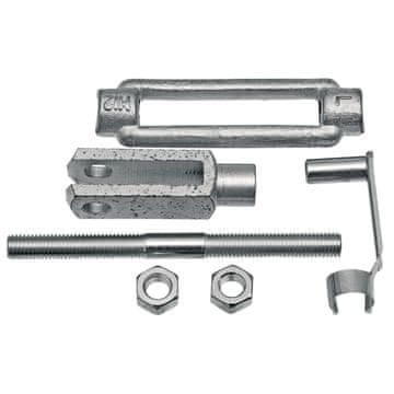 Granit Kratka poluga, zatezač + vilica M12 za automobilsku prikolicu 14200266
