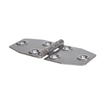 Northix Šarnir. 100x40 mm. V4A RVS AISI 316. 6 rupa