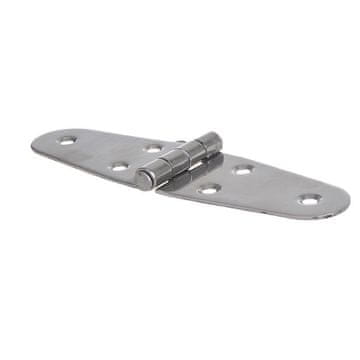 Northix Šarnir. 145x72 mm. V4A RVS AISI 316. 6 rupa