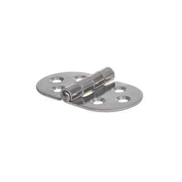 Northix Šarnir. 71x40 mm. V4A RVS AISI 316. 6 rupa