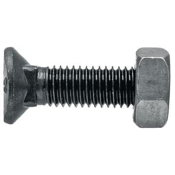 Vijak za plug s maticom M10 duljine 40mm 8.8 ovalna glava 32 RS2977A/25 x25kom.