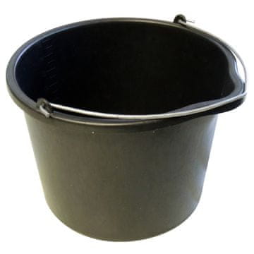 Kanta, posuda, građevinska, plastična, crna, kapacitet ABUD5 20 l