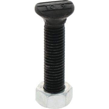 Vijak za plug s maticom M12, duljina 60 mm, klasa 10.9, ovalna glava za plug 30.010-10