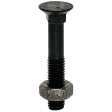 Vijak za plug s maticom M10x60mm klasa 8.8 DIN 608 glava Ø19 mm za plug 106088