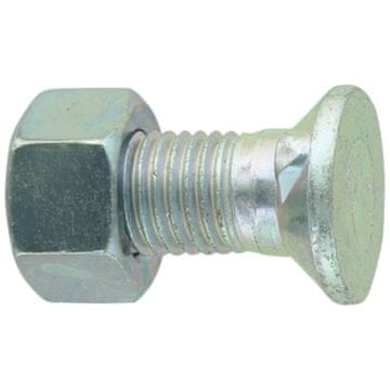 Vijak za plug s maticom M16x2 klasa 10.9 DIN 11014 glava Ø 28 mm za plug 1640HU