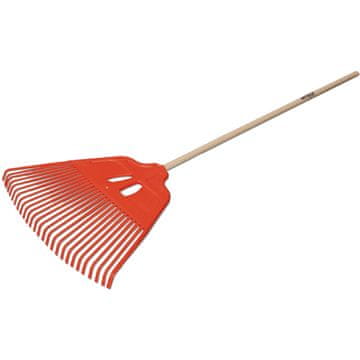 Vrtne grablje za lišće s drvenom drškom 27 zuba 1700x610 mm 26104