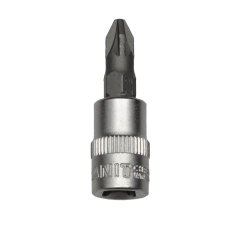 PZ2 Phillips bit s nastavkom od 1/4" CRNO IZDANJE