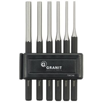 Set od 6 bušača GRANITE BLACK EDITION