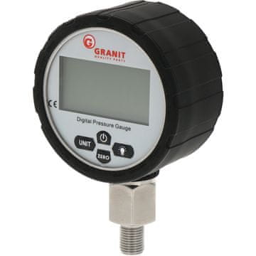 Granit Digitalni manometar s priključkom od 700 bara, 80 mm