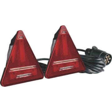 Granit Set od 2 magnetske LED trokutaste lampe 12/24V