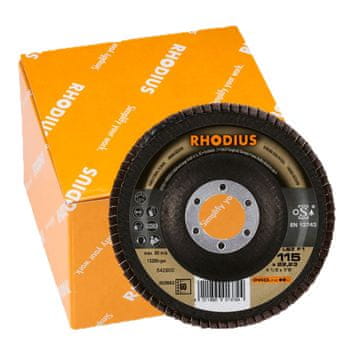 Rhodius Brusni kotač s lamelama 115 mm K60 10 kom.