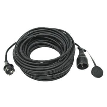 Granit Produžni kabel 25 m, crni 3 x 1,5 mm2 IP44