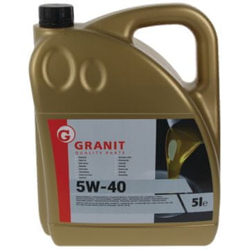 Granit SAE 5W-40, 5 L motorno ulje s niskim trenjem