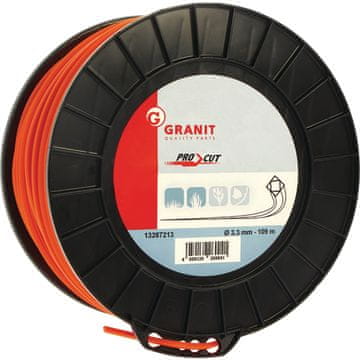 Granit Pro Cut najlonska struna za rezanje, s 4 kuta, 3,3 mm, 109 m
