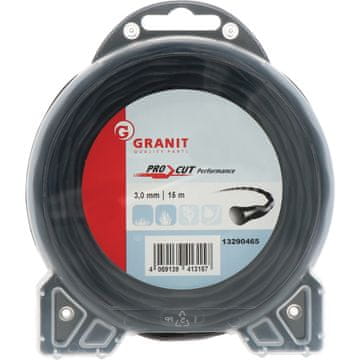 Granit Pro Cut spiralna najlonska struna za rezanje, 3,0 mm, 15 m