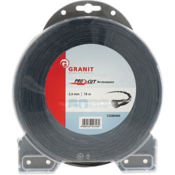 Granit Pro Cut spiralna najlonska struna za rezanje, 2,4 mm, 78 m