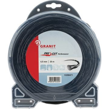 Granit Pro Cut spiralna najlonska struna za rezanje, 4,5 mm, 20 m