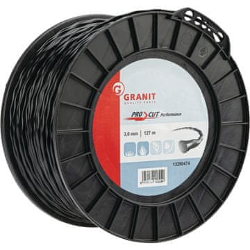 Granit Pro Cut spiralna najlonska struna 3,0 mm 127 m