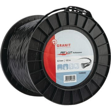 Granit Pro Cut spiralna najlonska struna, 4,0 mm, 122 m