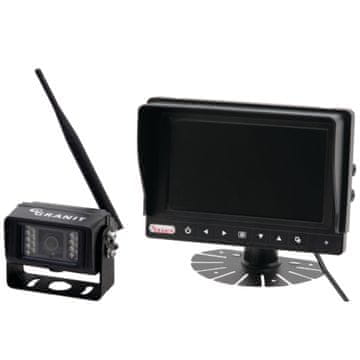 Granit Video komplet, 7-inčni monitor, radio sustav, 1 kamera s 12/24V kabelima