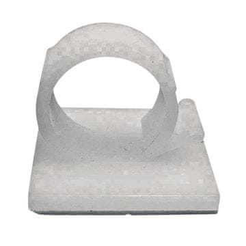 Granit Samoljepljiva kopča s ljepljivom folijom, poliamid, 9 mm, 21 x 18 x 12,5 mm