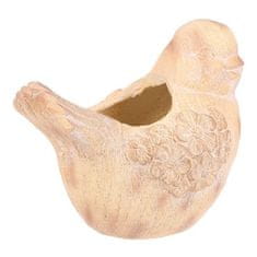 Autronic Pakiranje cvijeća Bird - for flowers, magnesium, flower pattern, wood imitation (SM508)