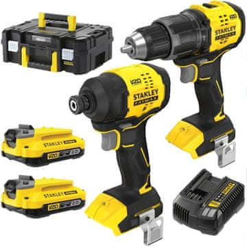 slomart STL SET V20 SFMCD716+SFMCD811 akumulatorski alati, 2x2.0Ah