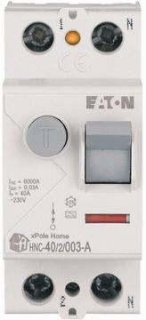 slomart EAT HNC-40/2/003-A FID sklopka, 40A, 2P, 30mA, Tip A, 6kA