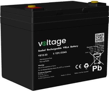 AGM VOL AGM Baterija 12V 33Ah VE12-33