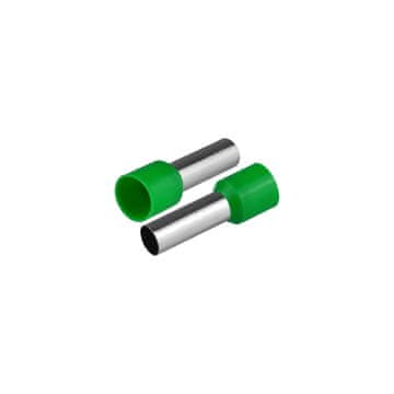 slomart PLASTROL izolirani pin-konektor 1x16mm², duljina 28,2mm, zeleni, 20 komada