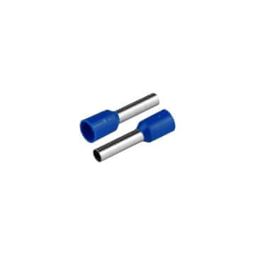 slomart PLASTROL izolirana stopica za kabel 1x4mm², plava, 19,5 mm, 20 komada