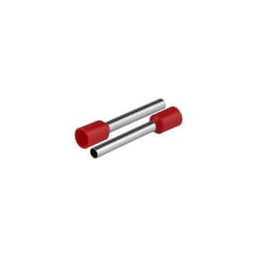 slomart PLASTROL Tuljak za žicu 2,5mm², 25,2mm, Crveni, 20 kom
