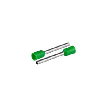 slomart PLASTROL Tuljak za žicu 1,5mm², 24,4mm, Zeleni, 20 kom