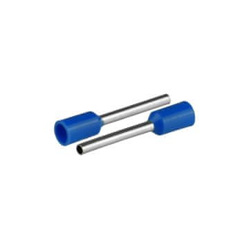 slomart PLASTROL Tuljak za žicu 0,75mm², 18,4mm, Plavi, 50 kom