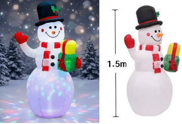 slomart ATL DA798 Napuhujući snjegović LED 150cm