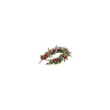 slomart Pro Blagdanska girlanda PE, 180 cm, s ukrasima