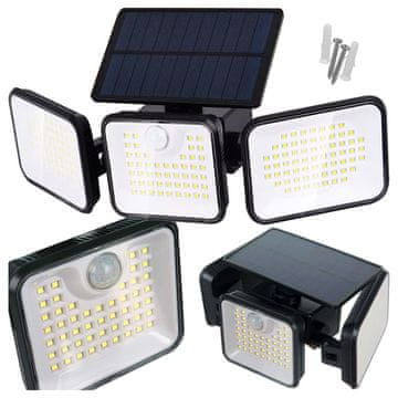 LAMPA Izoxis 26875 - Solarna LED svjetiljka 180 LED sa senzorom pokreta i sumraka