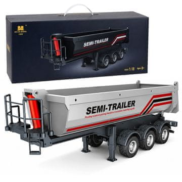 slomart Huina 1509 - RC metalna kiper prikolica 1:18 (za Scania 1501)